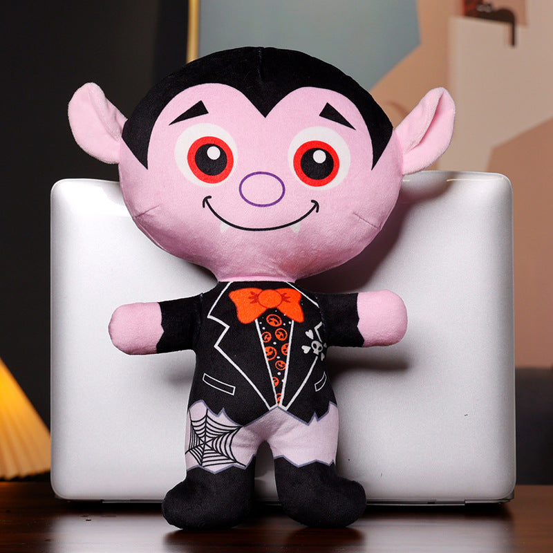 30CM Funny Pumpkin Man Skeleton Monster Decorative Doll