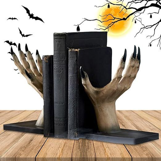 Halloween Witch Hand Bookshelf Resin Ornaments