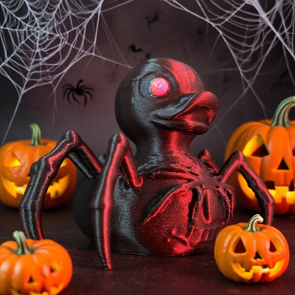3D-Printed Spider Duck Realistic Reptile Desktop Decoration