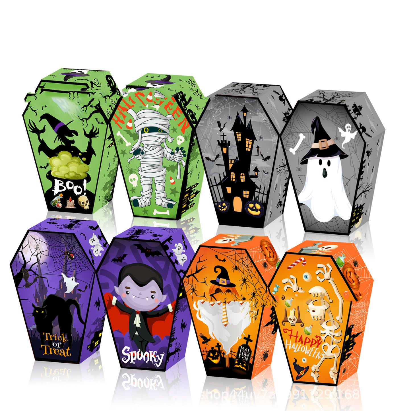 Halloween Candy Gift Special-Shaped White Cardboard Box