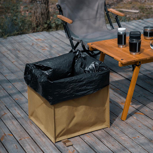 Compact Triangle Folding Trash Bin