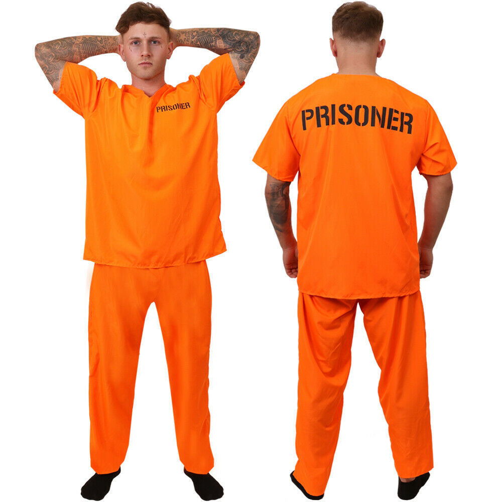 Adult Orange Prisoner Costume