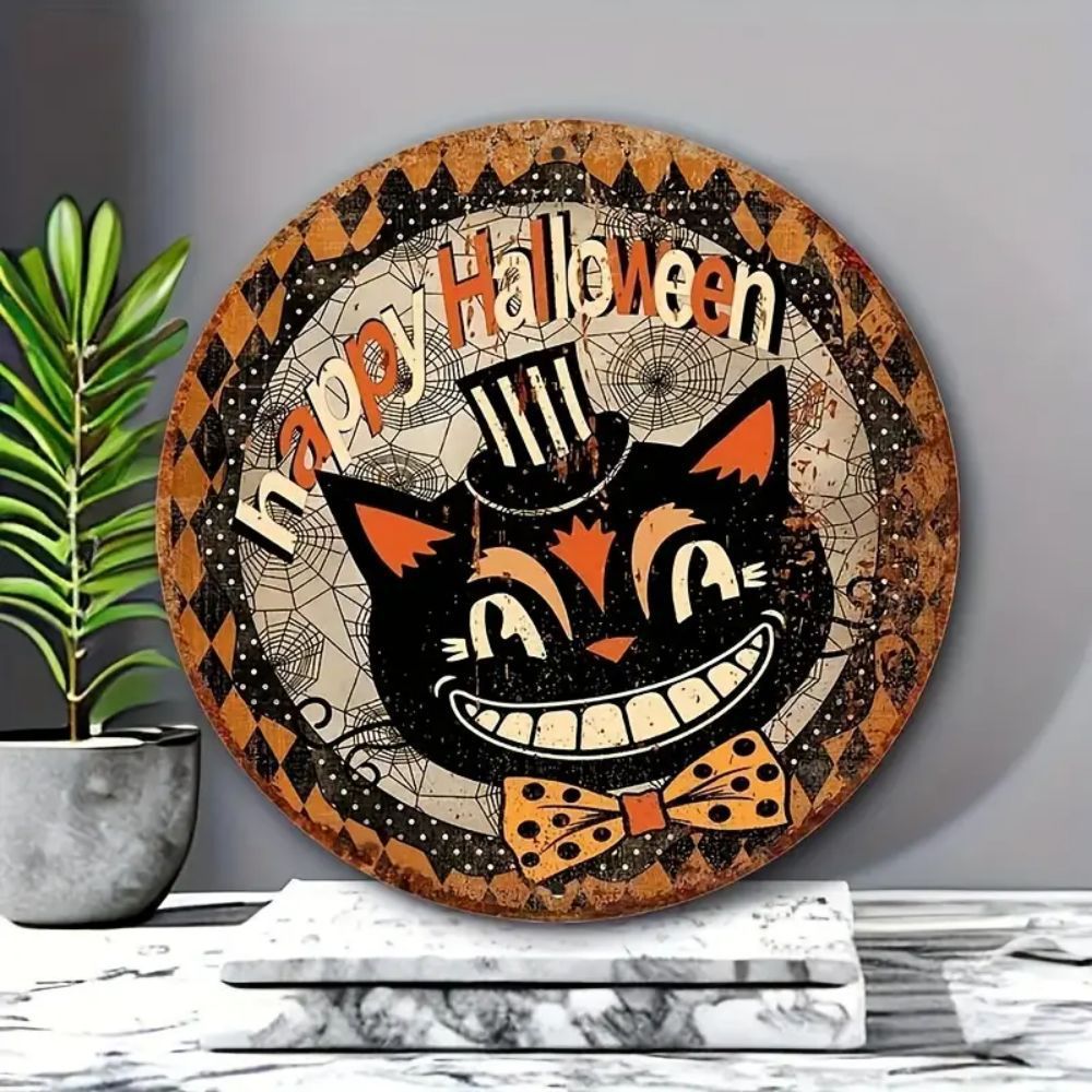 Halloween Wooden Doorplate Decorations