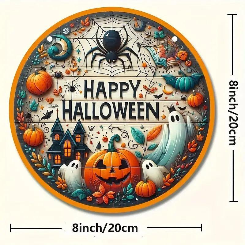 Halloween Wooden Doorplate Decorations