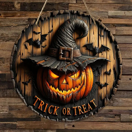 Halloween Wooden Doorplate Decorations