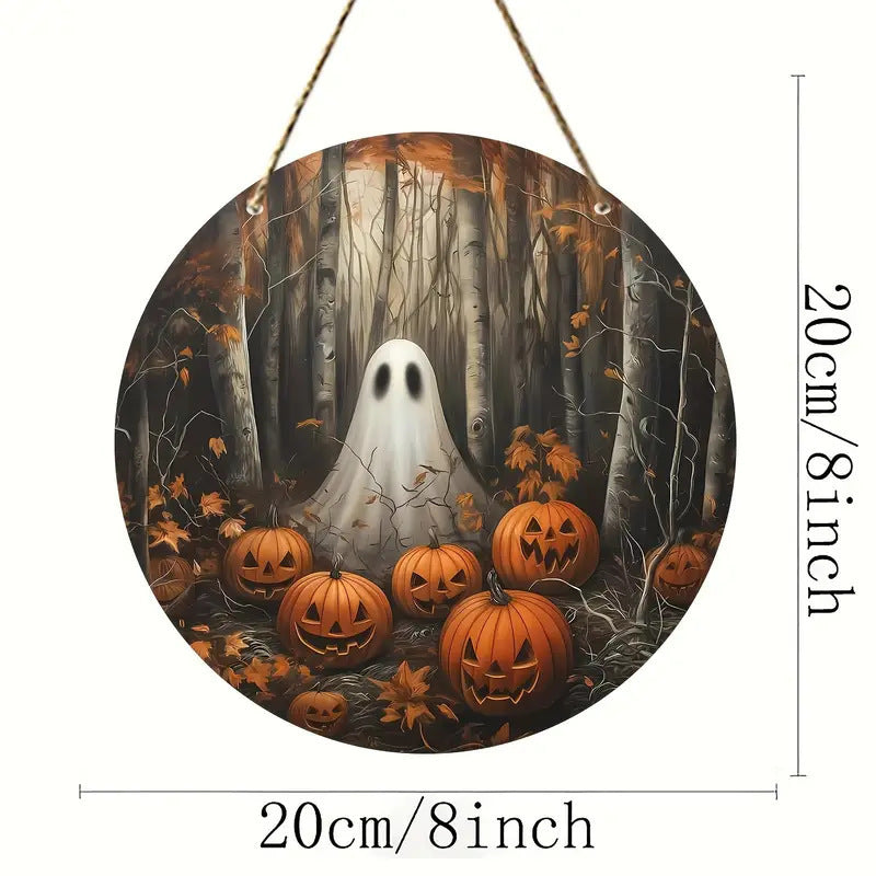 Halloween Wooden Doorplate Decorations