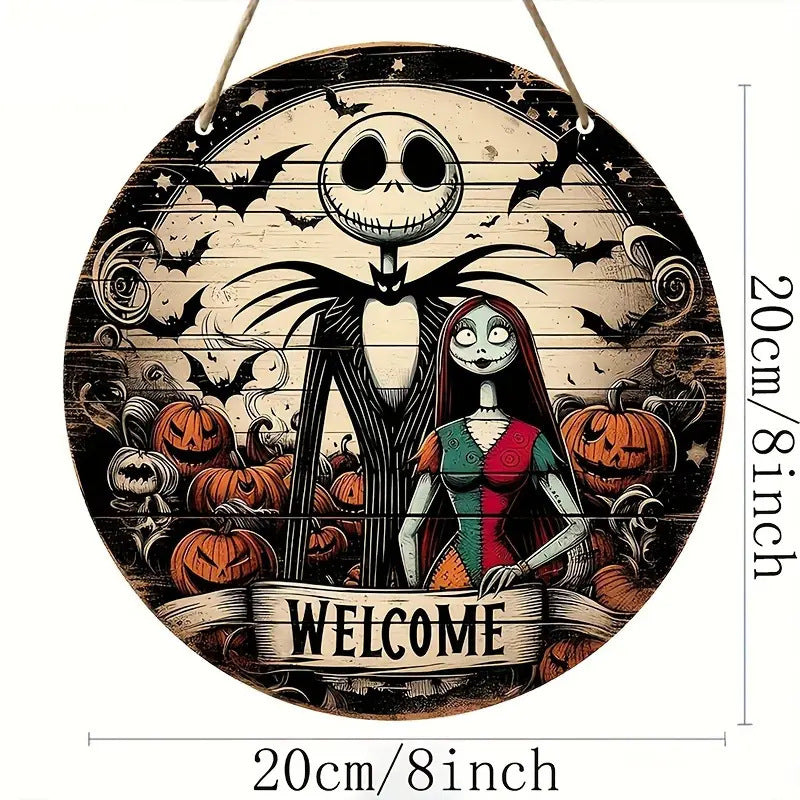 Halloween Wooden Doorplate Decorations