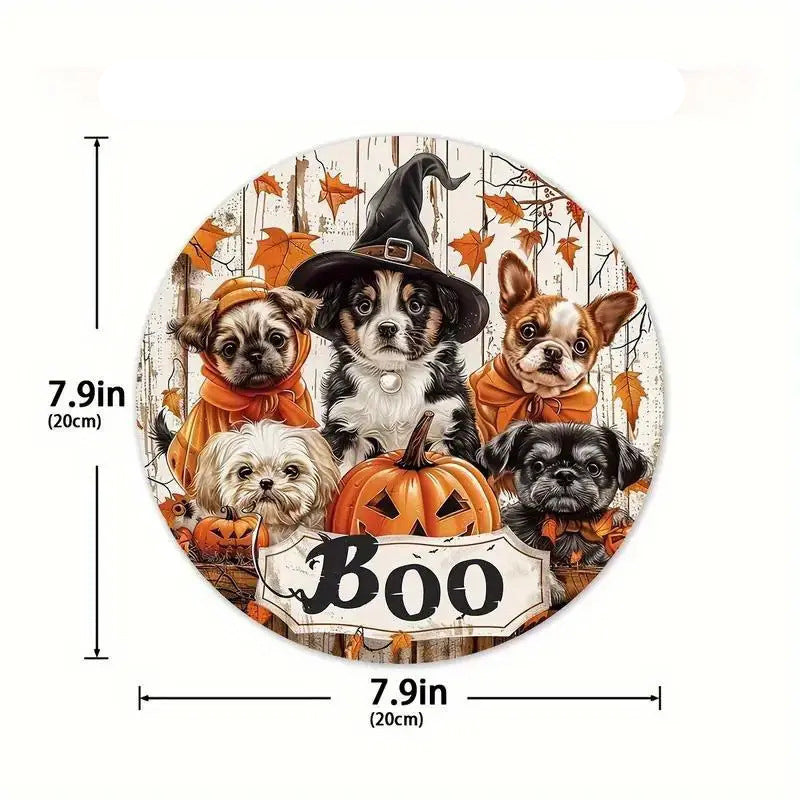 Halloween Wooden Doorplate Decorations
