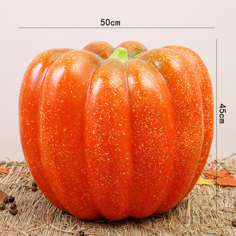 Halloween Simulation Foam Pumpkin Model