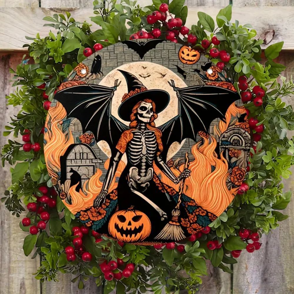 Halloween Wooden Doorplate Decorations