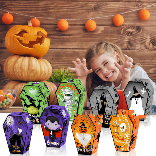 Halloween Candy Gift Special-Shaped White Cardboard Box