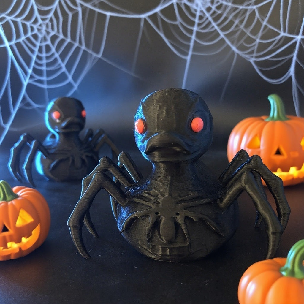 3D-Printed Spider Duck Realistic Reptile Desktop Decoration