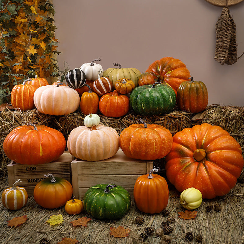 Halloween Simulation Foam Pumpkin Model