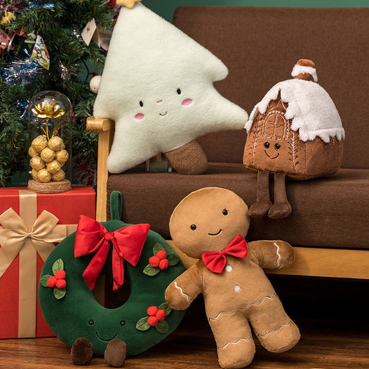 Festive Holiday Plush Pillow Collection