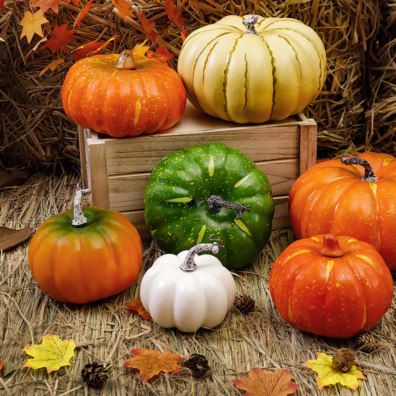 Halloween Simulation Foam Pumpkin Model