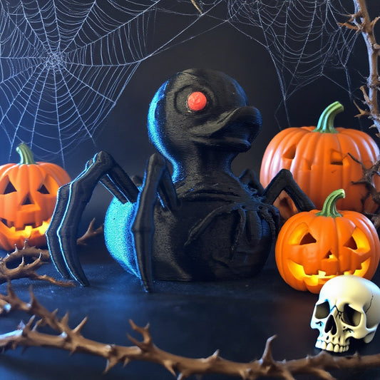 3D-Printed Spider Duck Realistic Reptile Desktop Decoration