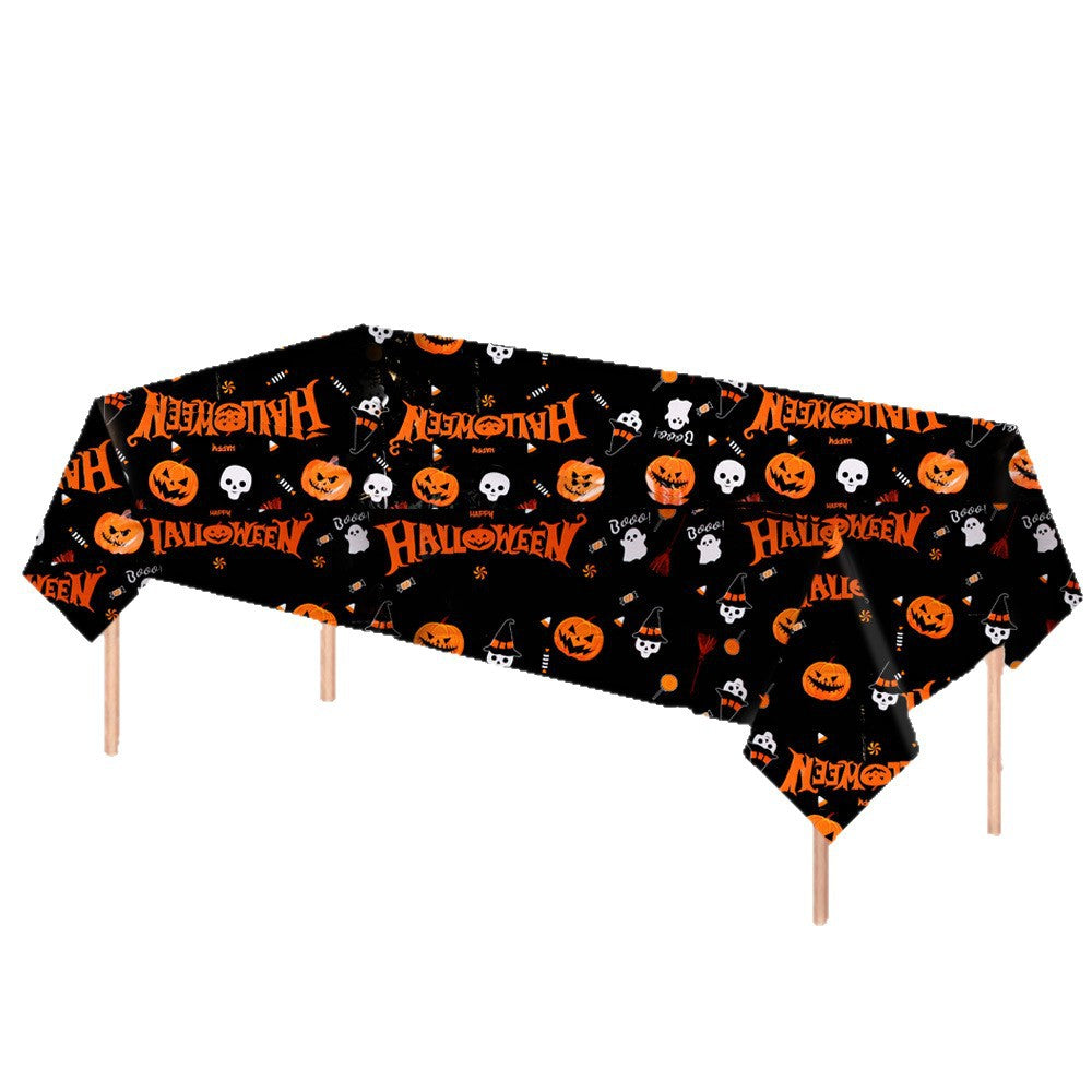 Halloween Disposable PE Tablecloth