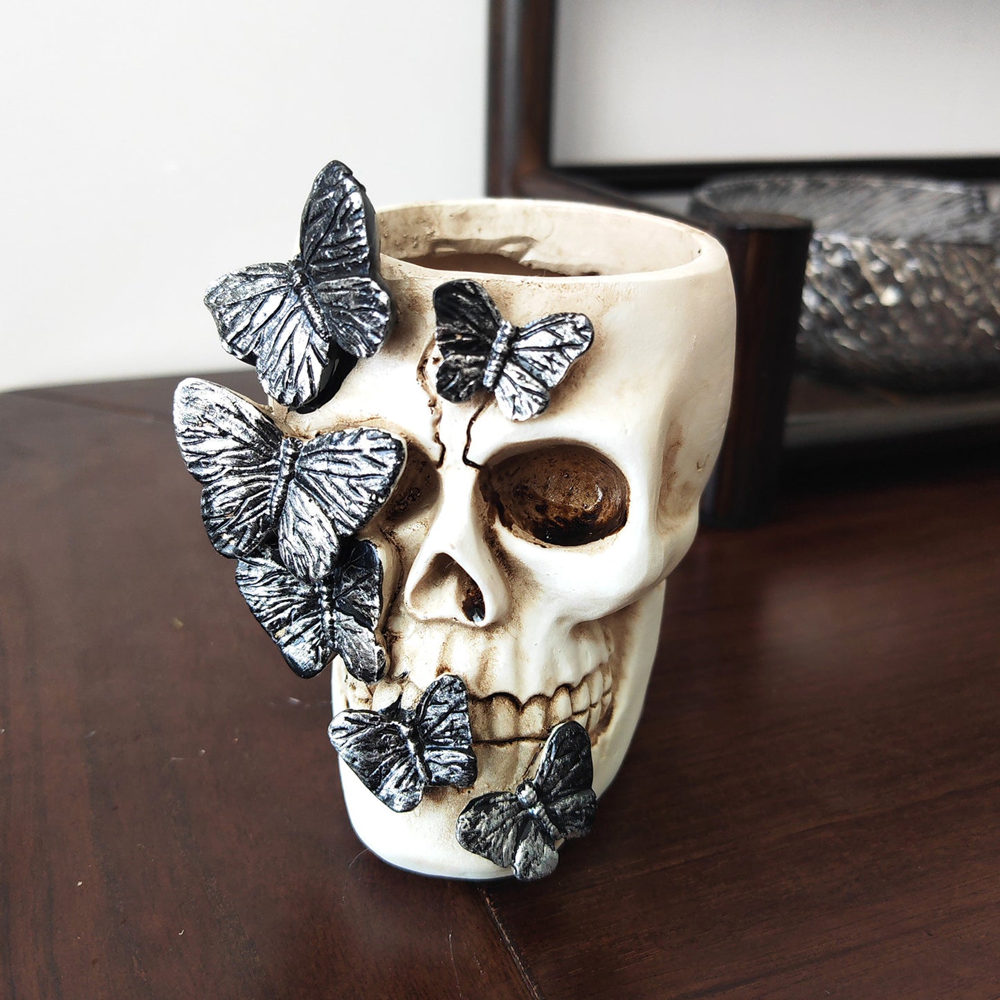 Halloween Butterfly Skull Ornaments