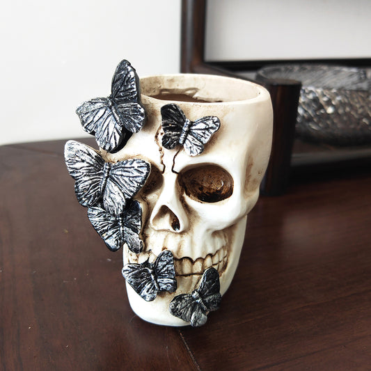 Halloween Butterfly Skull Ornaments